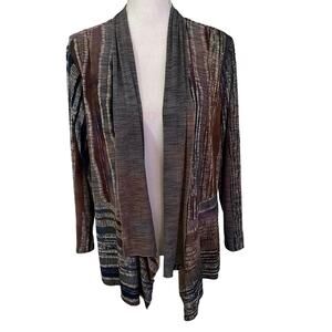 Chico's Multicolor Open Front Jacket